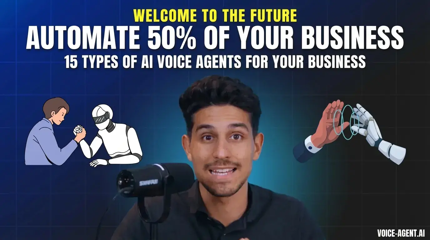 15 Types of AI Voice Agents for Your Business